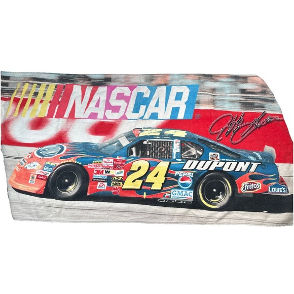 Jg Motorsports Other - Vintage 2002 Jeff Gordon #24 Licensed NASCAR Beach Cotton Towel 55"x 28" Bath